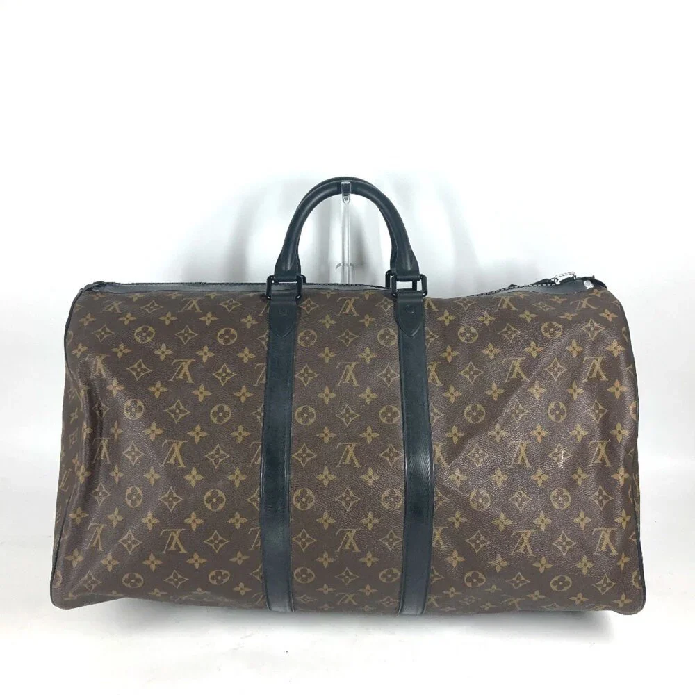 LOUIS VUITTON Authentic Black Monogram Canvas Boston Bag - Picture 2 of 16